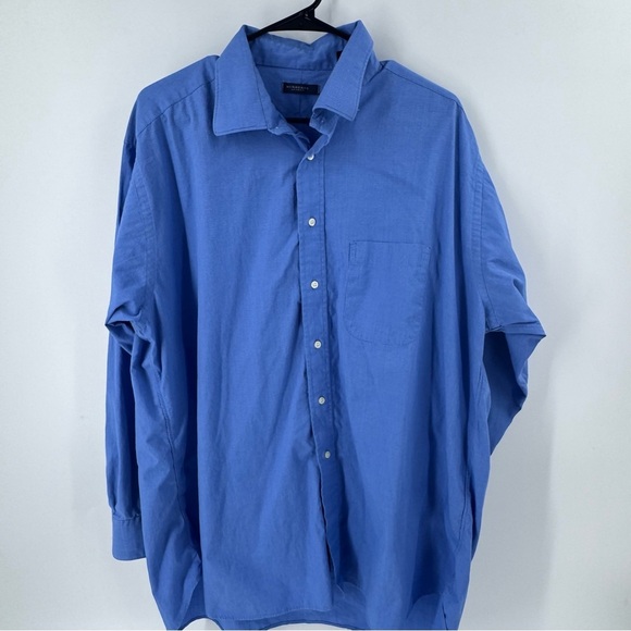 Burberry Blue Casual Button Down Shirt - Picture 1 of 8